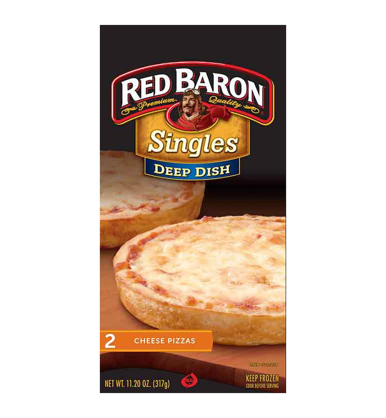 Red Baron Cheese Pizza Singles