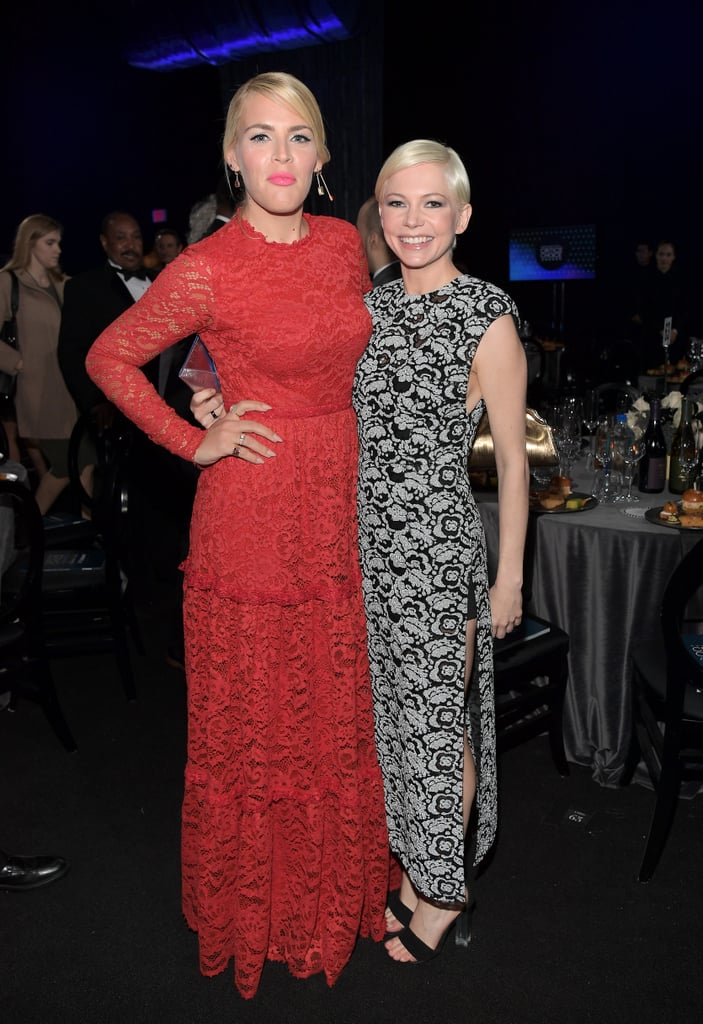 Busy Philipps and Michelle Williams at 2017 Critics' Choice