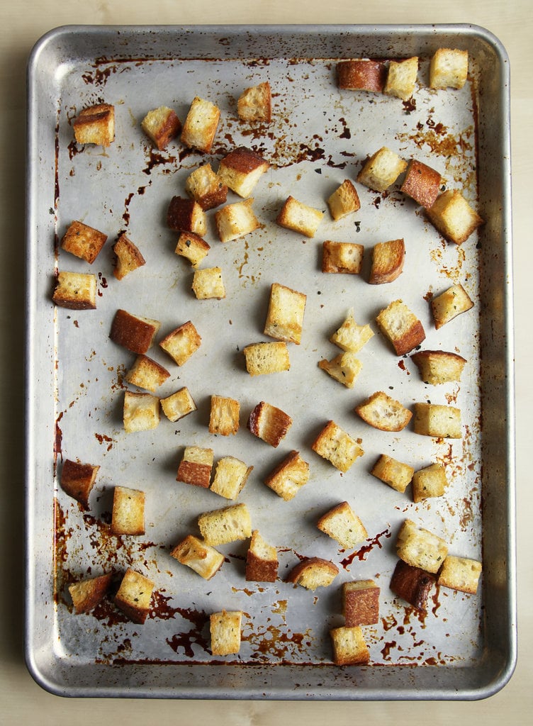 Making Homemade Croutons