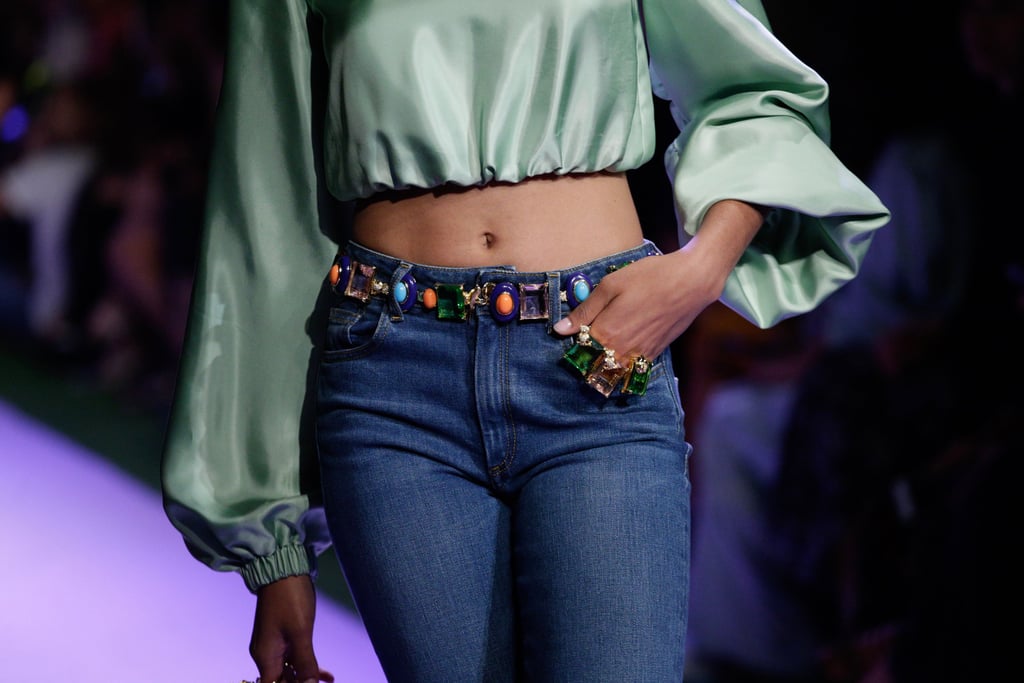 A Belt on the Brandon Maxwell Runway at New York Fashion Week