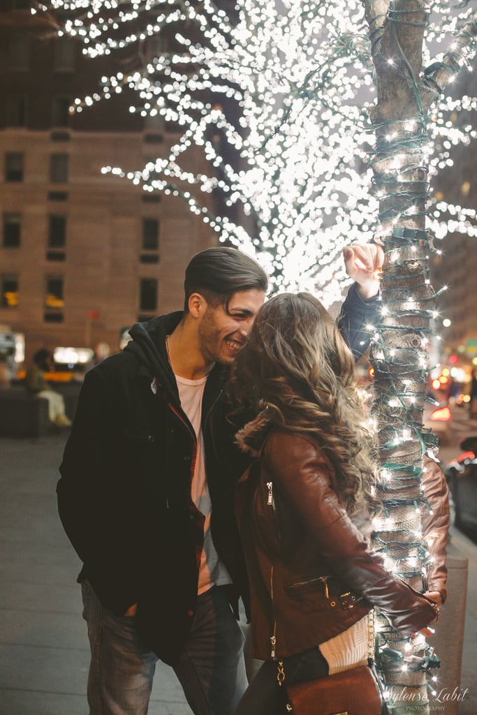 Christmas Engagement Photos in New York