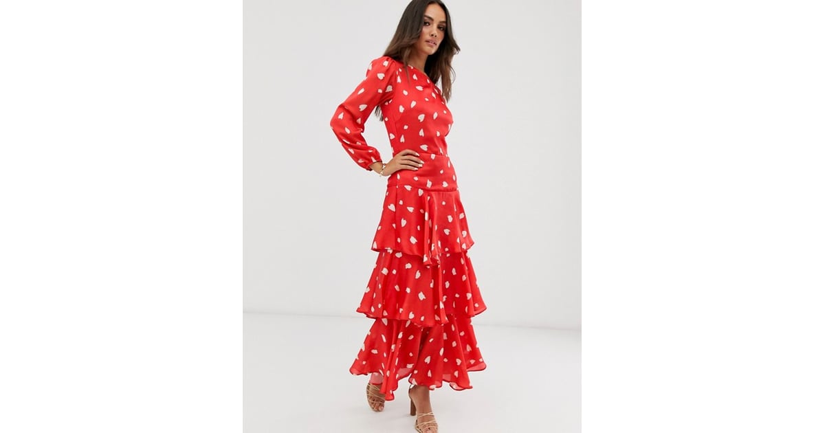 True violet polka dot sale dress