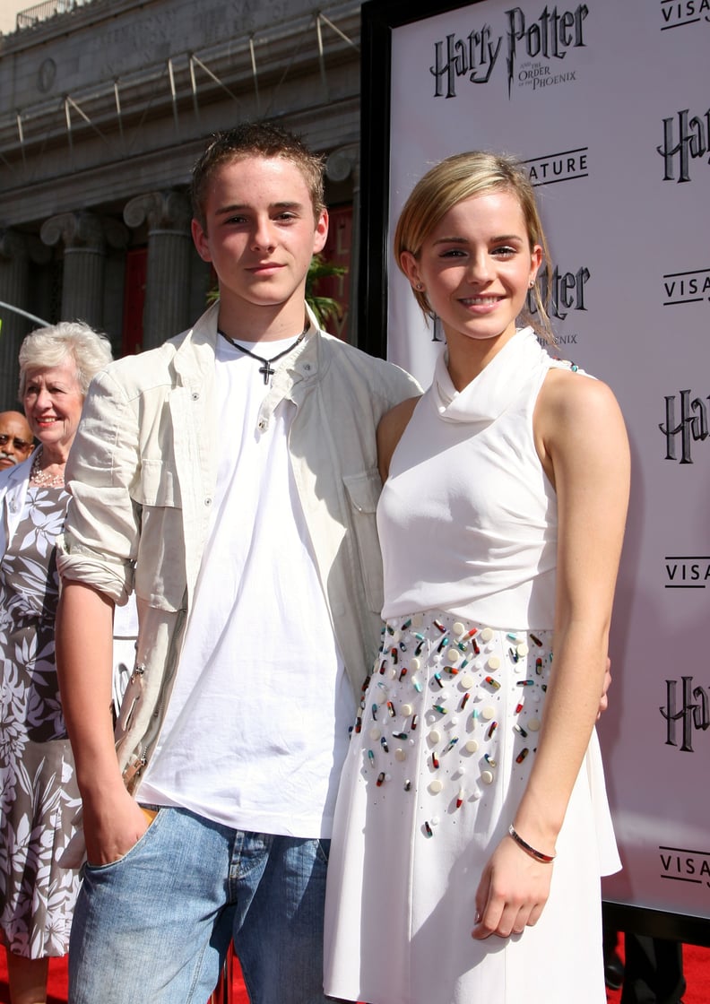 Emma Watson in 2007, With Her Brother Alex