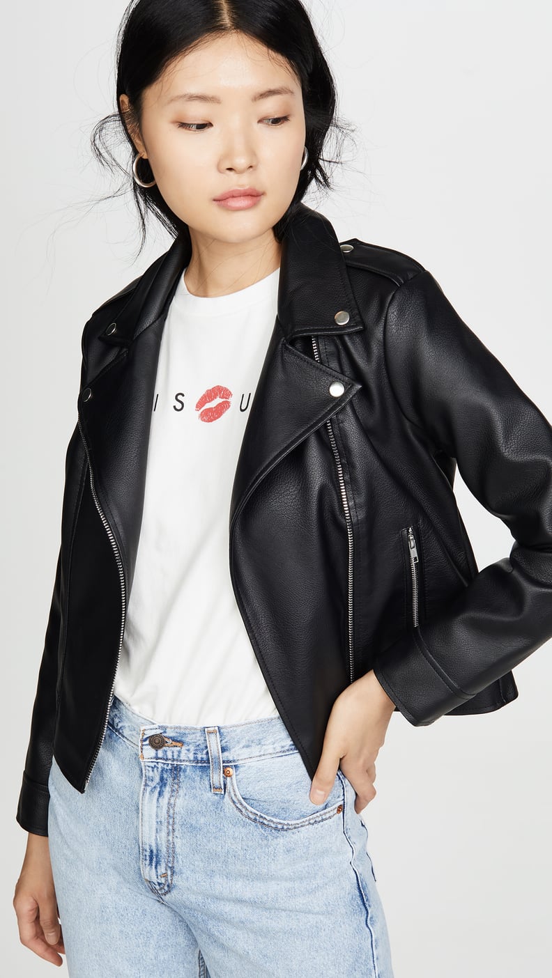 BB Dakota Moto Vegan Leather Finish Jacket