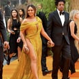 What Did Meghan Markle Say to Beyoncé? Something About Her Glam Slit Dress, I Hope