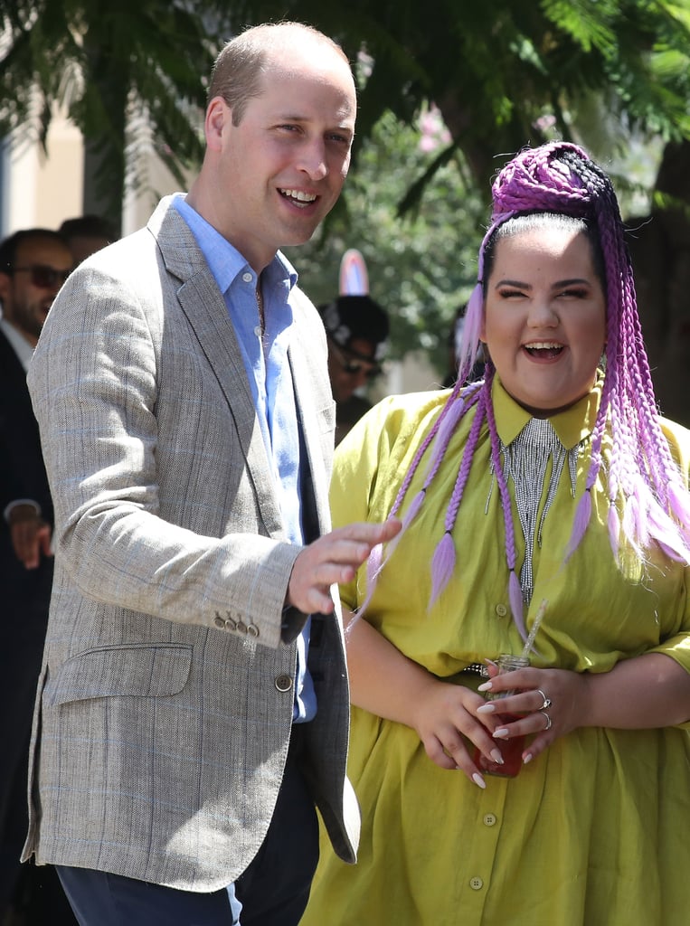 Prince William Meeting Eurovision Winner, Netta Barzilai