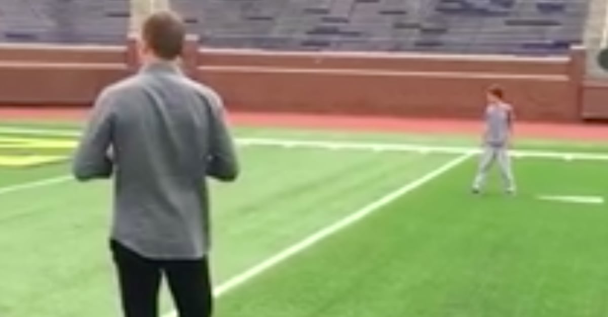 Tom Brady Playing Football With Son Video September 2016 | PS Celebrity