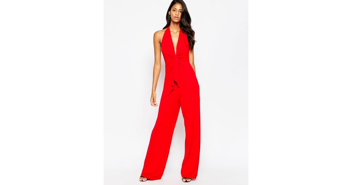 Asos Twist Knot Jumpsuit ($42) | Jumpsuits to Wear to Weddings ...