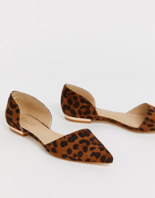 leopard print work shoes