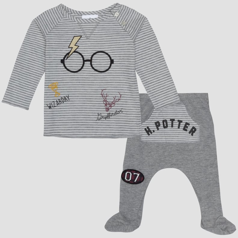 Baby Harry Potter Long Sleeve T-Shirt and Footed Joggers