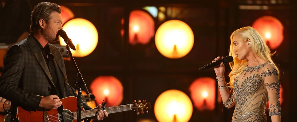 Gwen Stefani and Blake Shelton Eye Contact While Singing