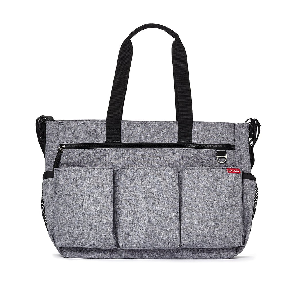 Skip Hop Diaper Bag Tote For Double Strollers With Matching Changing Pad