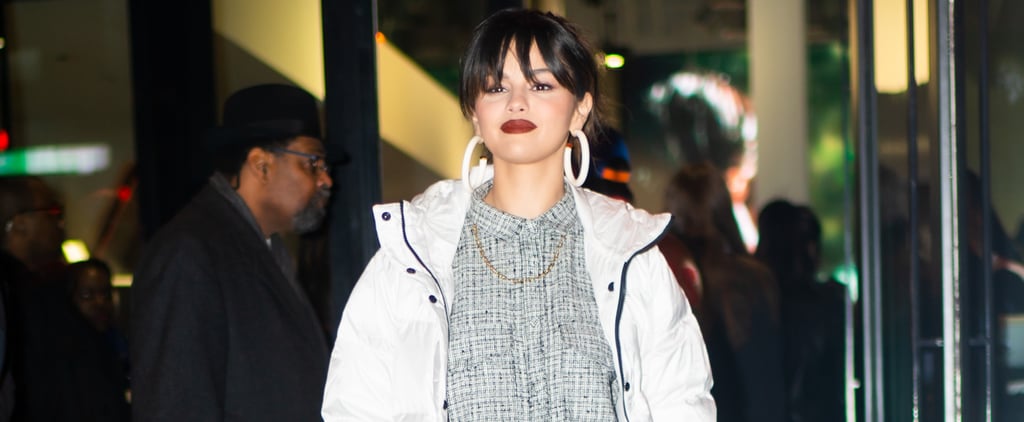 Selena Gomez Wears Everlane Puffer to Puma Meet and Greet