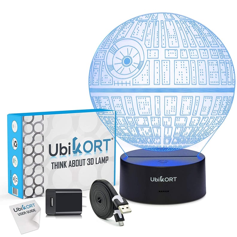 Ubikort 3D Lamp Illusion Death Star Night Light