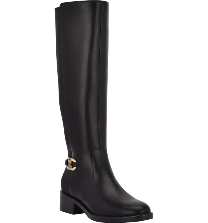 Buckle Riding Boots: Tommy Hilfiger Imizza Knee High Riding Boot | The ...