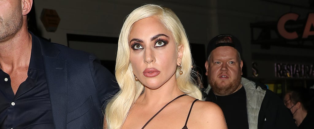 Lady Gaga Wows in a Slinky Cutout Dress, but We're Fixated on Those 6-Inch Disco Platforms