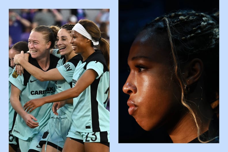 Midge Purce from Gotham FC.