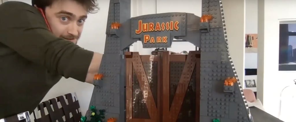 How's Daniel Radcliffe Spending Isolation? With a 3,000-Piece Jurassic Park Lego Set, of Course