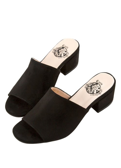 Cruella Velvet Block Heel ($33)