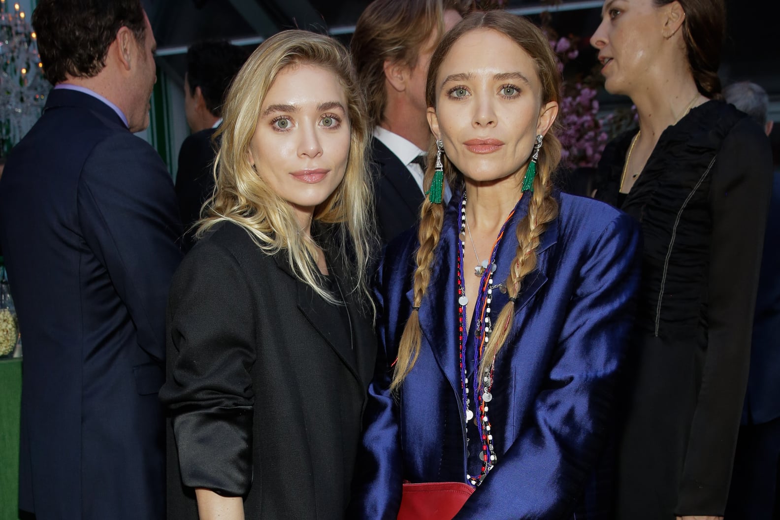 Mary-Kate and Ashley Olsen Wearing Blazer Dresses | POPSUGAR Fashion