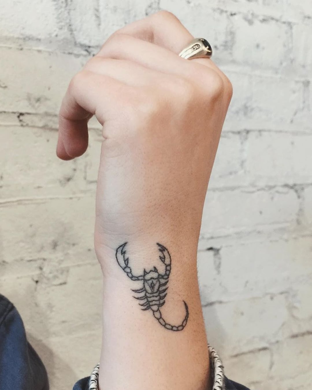 simple scorpion tattoos for girls