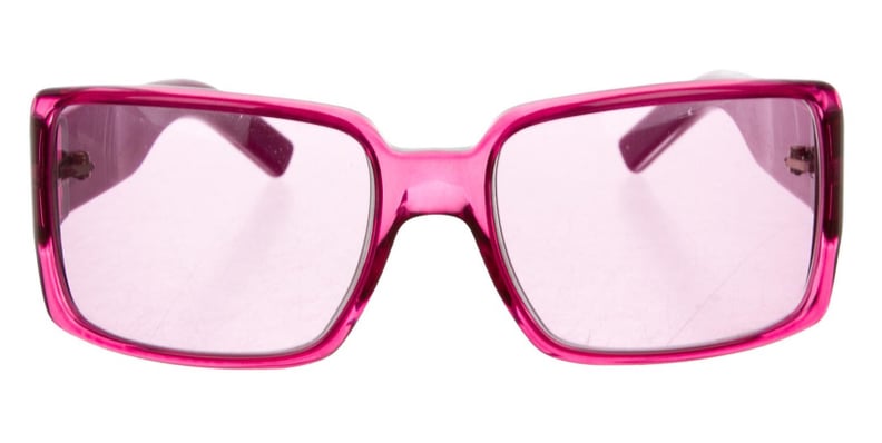 Gucci Logo-Embellished Rectangular Sunglasses