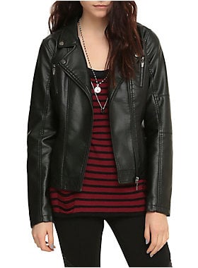 Pleather Moto Jacket