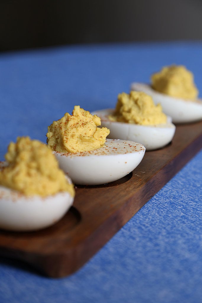 Hummus Deviled Eggs Healthy Recipes With Boiled Eggs POPSUGAR