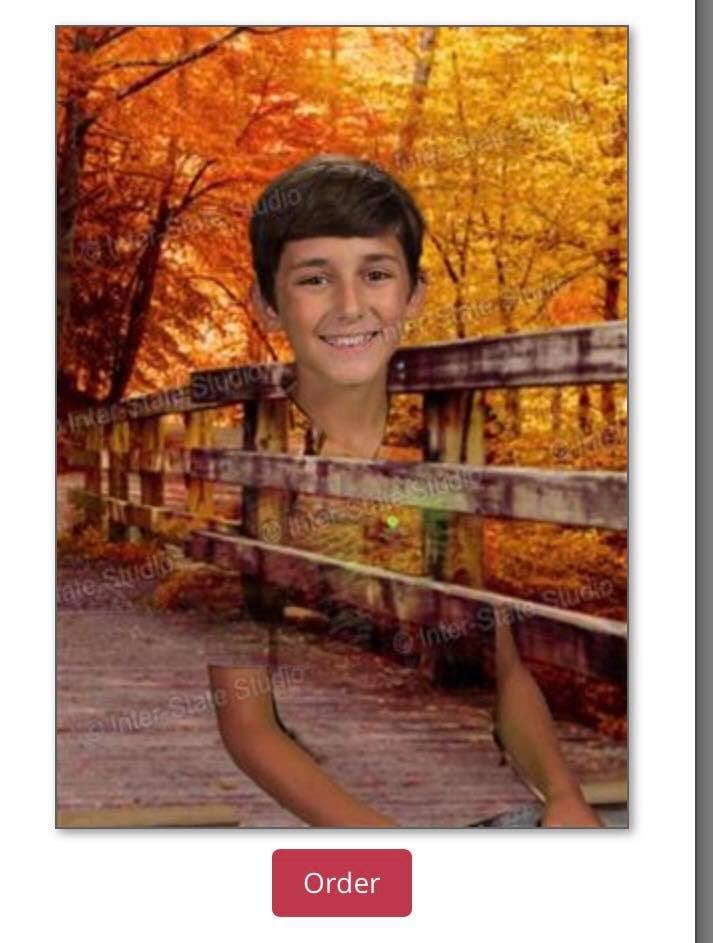 This poor kid wore a green shirt on his first day back, and yep, he definitely blends in.
