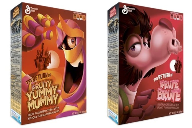 Yummy Mummy and Frute Brute Cereal