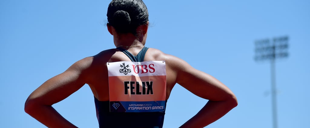 Allyson Felix Wins 150m Sprint at Inspiration Games
