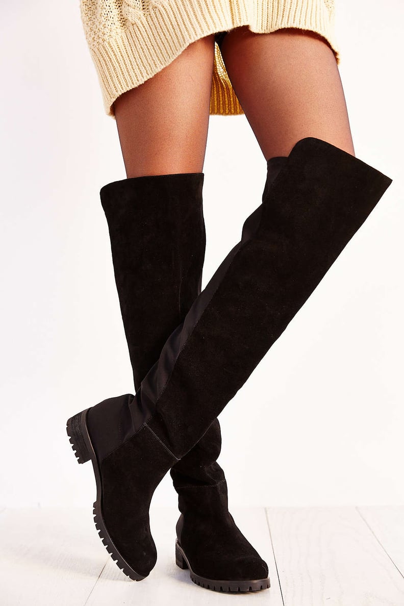 Silence + Noise Over-the-Knee Suede Boot