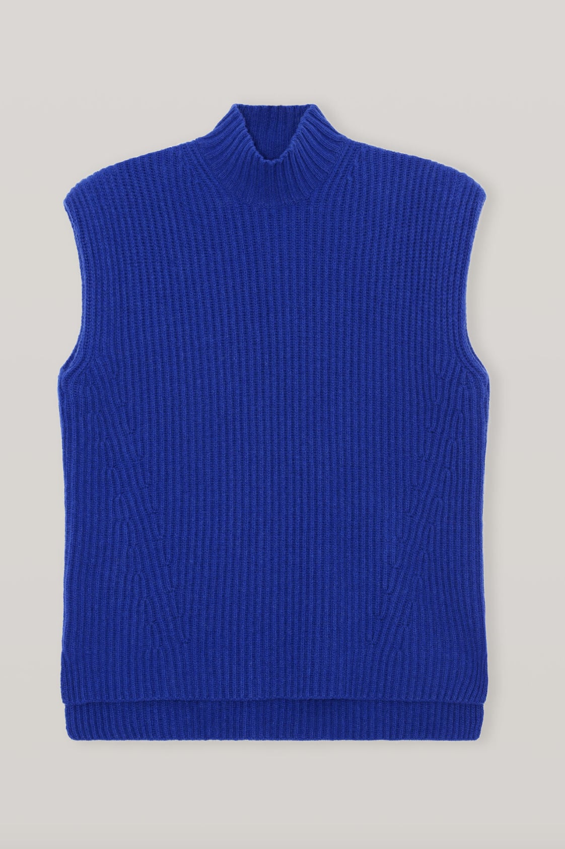 Ganni Rib Knit Vest | Put Away Dark 