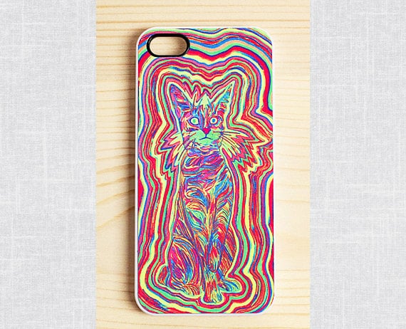 Whoa dude, this psychedelic cat case ($18) is, like, totally groovy.