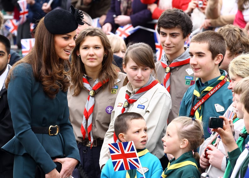 Kate Middleton Greeting the Crowd 2012