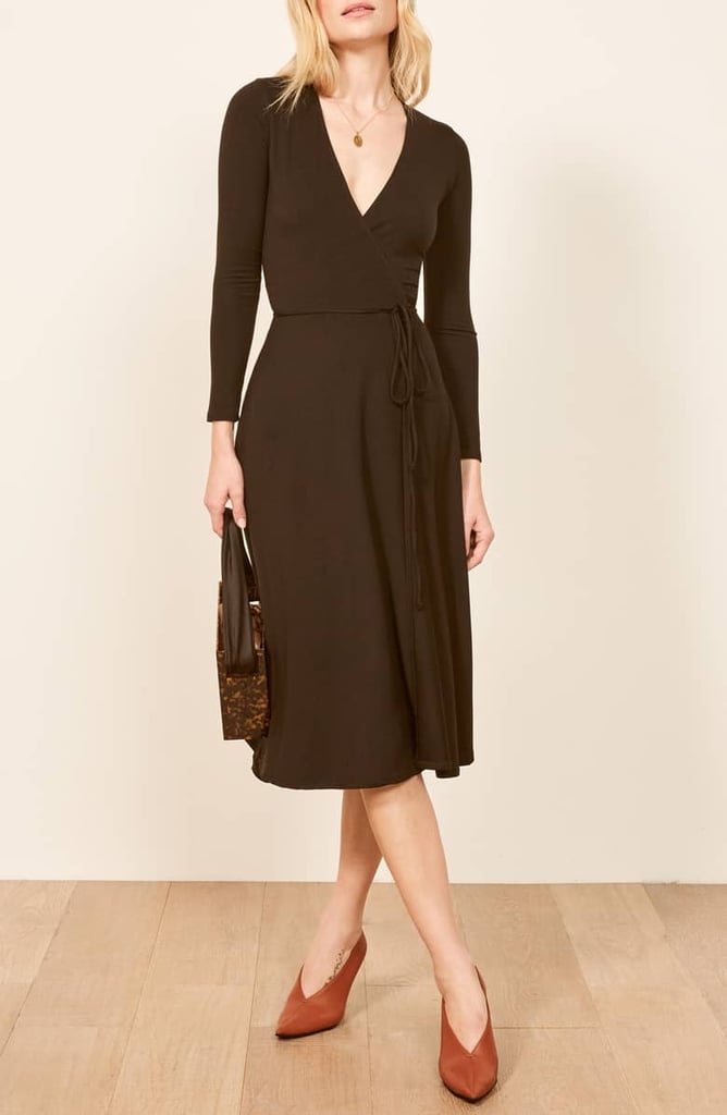 Reformation Maurie Wrap Dress