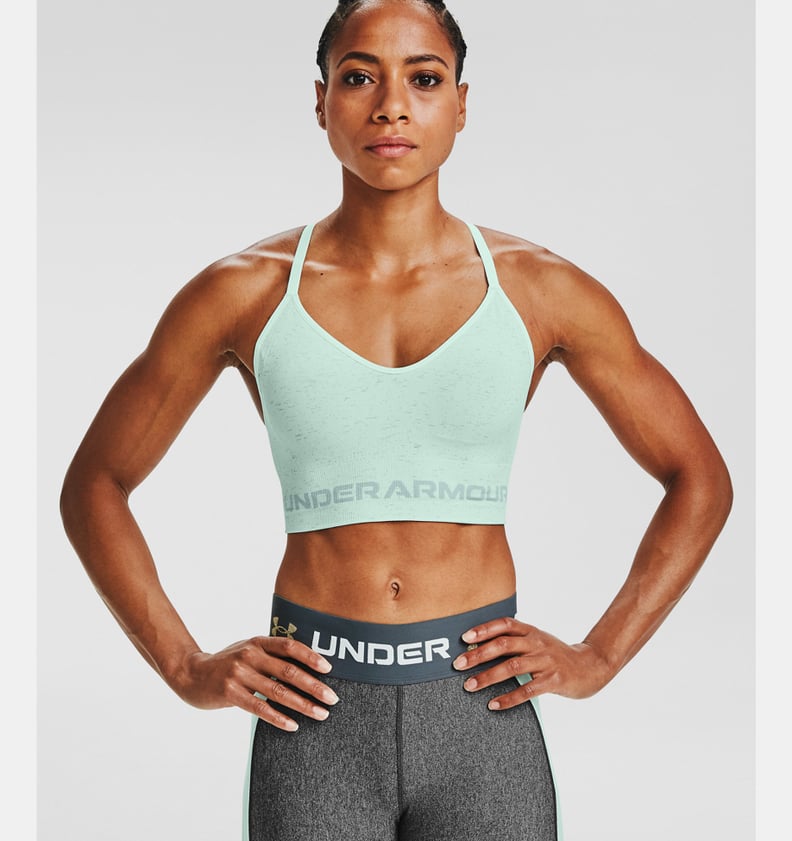 UA Seamless Low Long Heather Sports Bra