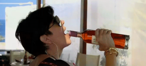 When-She-Demonstrated-Her-Wine-Drinking-