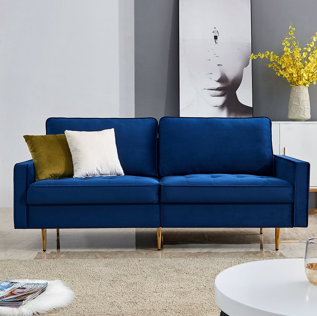 Kenya Velvet 71" Square Arm Sofa Best Black Friday and Cyber Monday