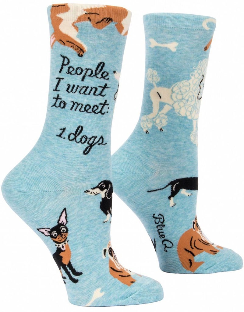 People I Want to Meet: Dogs Women's Crew Socks