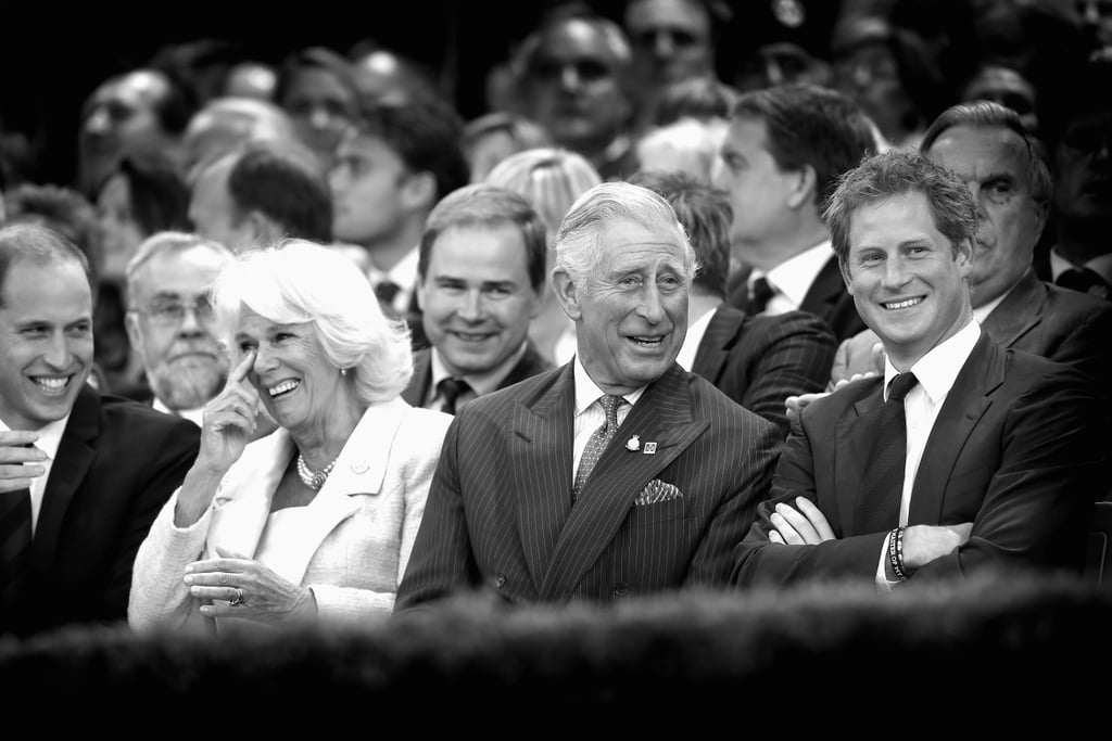 British Royal Family Black and White Photos