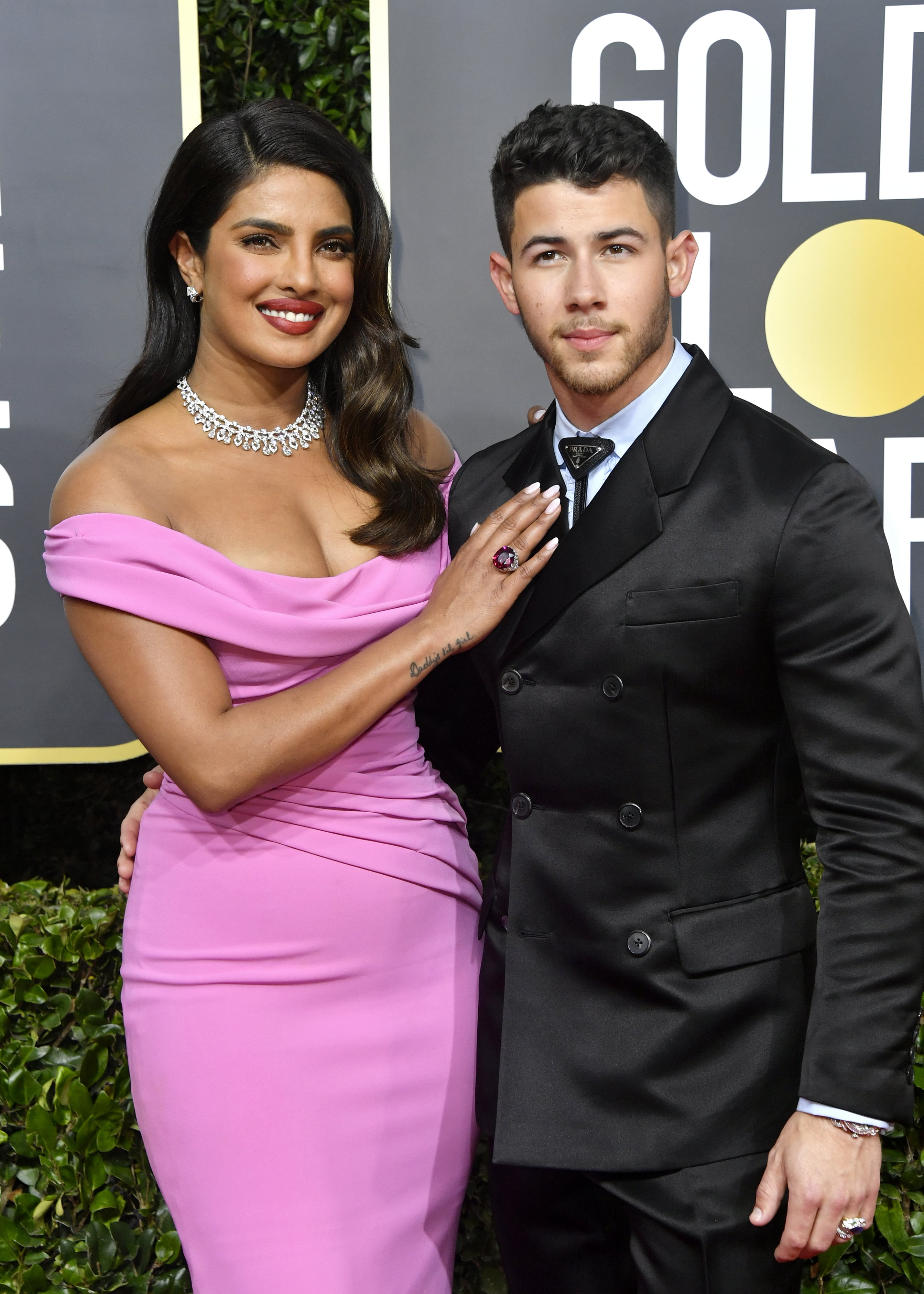 See Priyanka Chopra s Glam Pink Dress at the Golden Globes PS Fashion