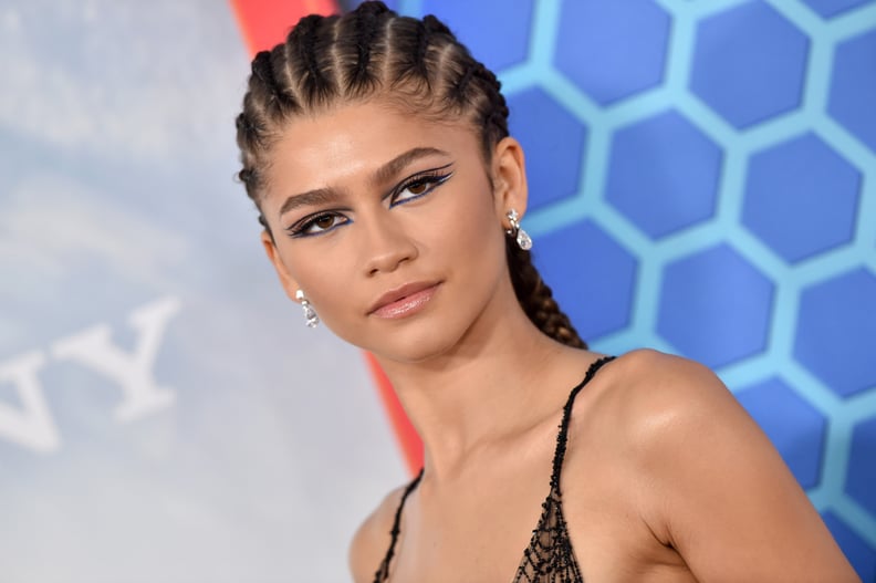 Graphic-Eyeliner看起来:Zendaya Triple-Winged眼线