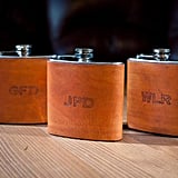 Personalized Leather Flask