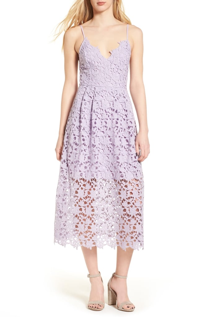 ASTR the Label Lace Midi Dress