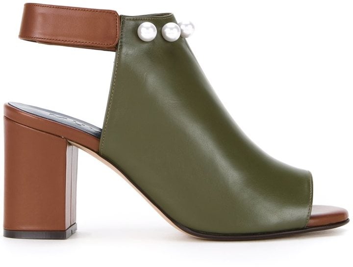 Muveil Pearl Embellished Shoes ($430)
