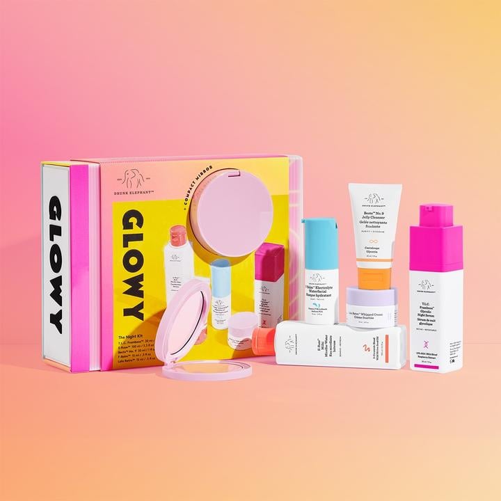 Drunk Elephant Glowy The Night Kit