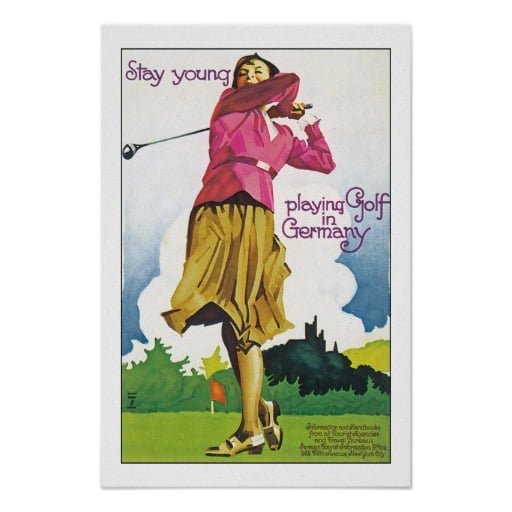 Play golf to stay young.