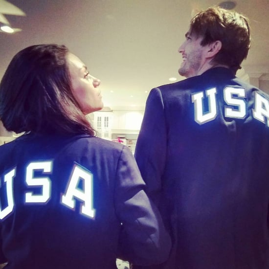 Ashton Kutcher and Mila Kunis Team USA Photo 2016