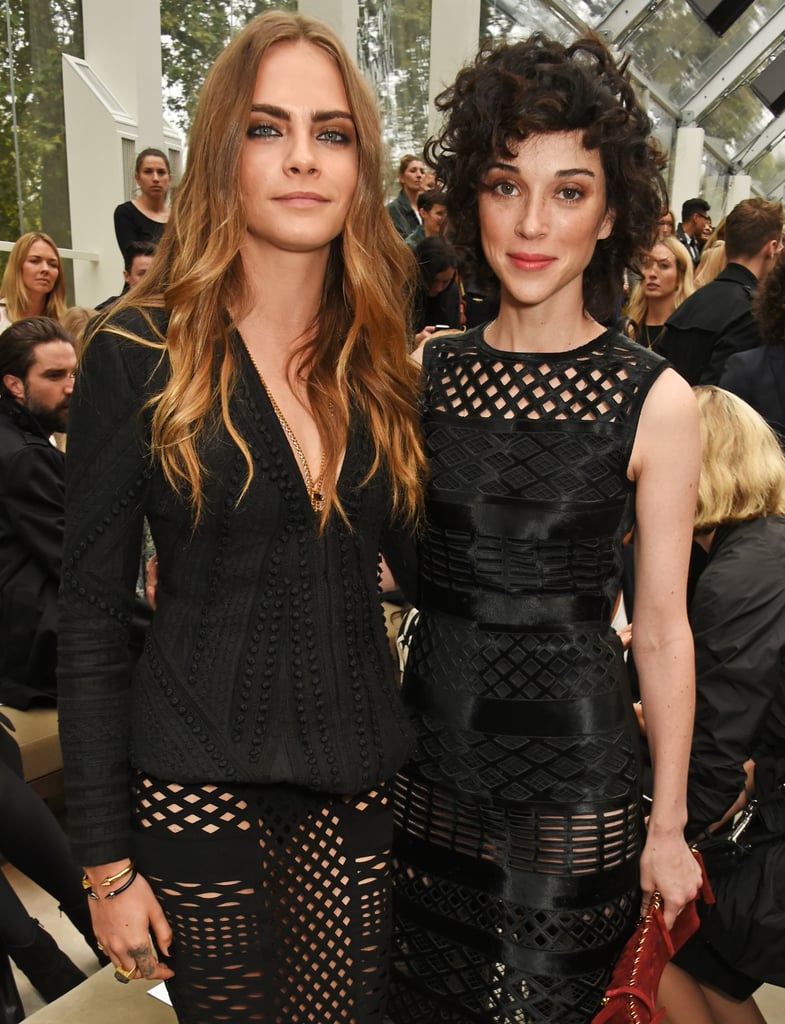 Cara Delevingne and St. Vincent at London Fashion Week